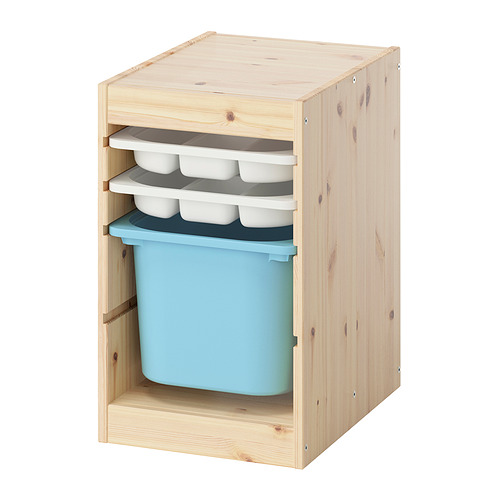 TROFAST 收納組附箱/盤