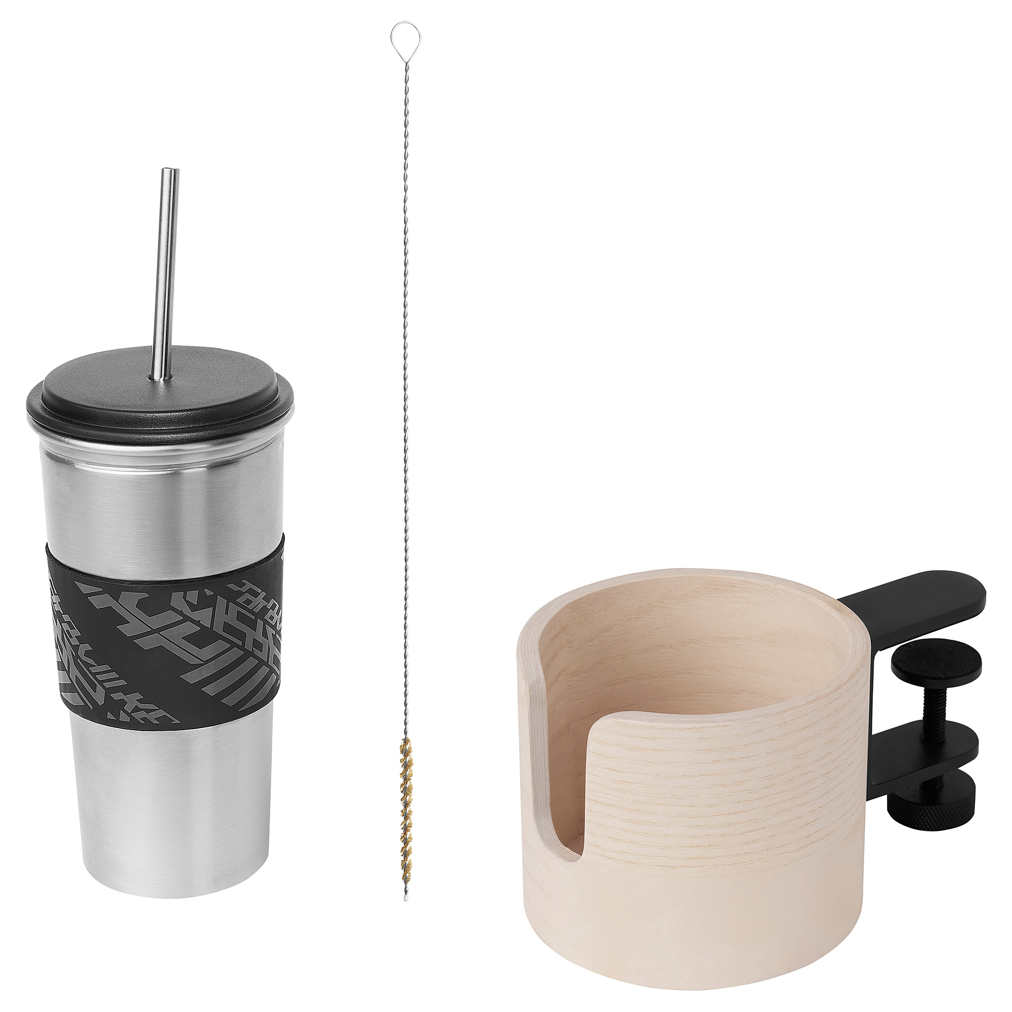 LÅNESPELARE mug and mug holder