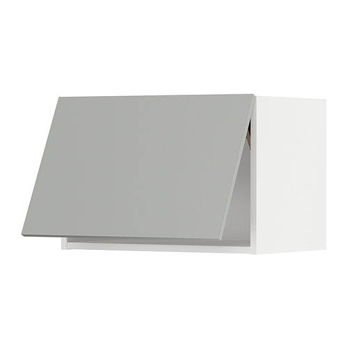 METOD - wall cabinet horizontal w push-open, white/Havstorp light grey, 60x37x40 cm | IKEA Taiwan Online - PE916108_S4