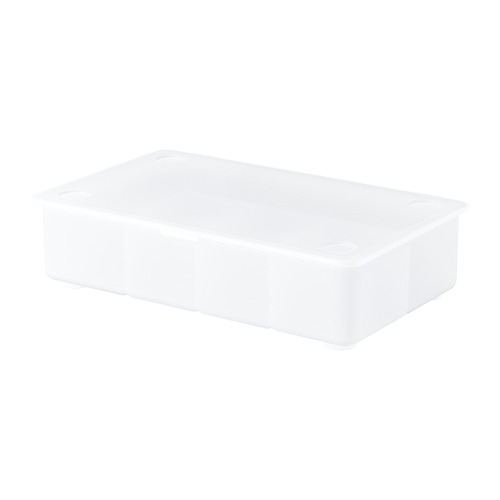 GLIS - 附蓋收納盒, 透明, 34x21 公分 | IKEA 線上購物 - PE982516_S4