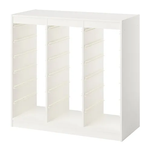 TROFAST - 收納櫃框, 白色/房間隔屏, 99x44x95 公分 | IKEA 線上購物 - PE982532_S4