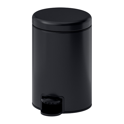 GANSJÖN - waste bin, black, 3 l | IKEA Taiwan Online - PE982552_S4