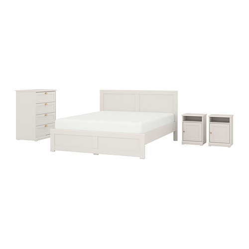 FÅGELFJÄLLET - bedroom furniture, set of 4, off-white, 150x200 cm | IKEA Taiwan Online - E1015694_S4