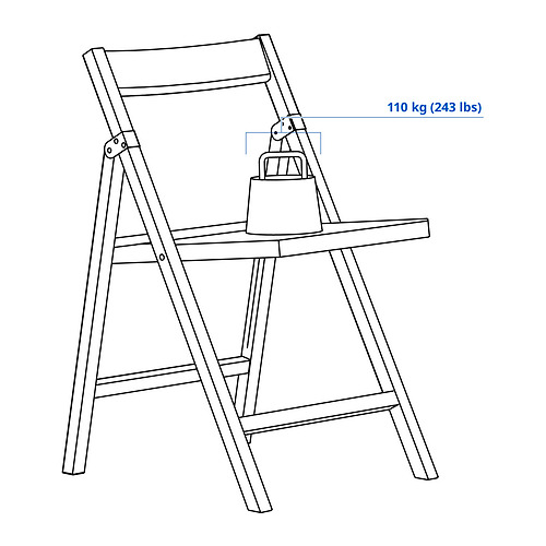 IKEA PS 2026 folding chair