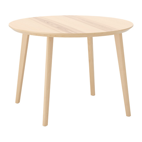 LISABO - table, ash veneer, 105 cm | IKEA Taiwan Online - PE695175_S4