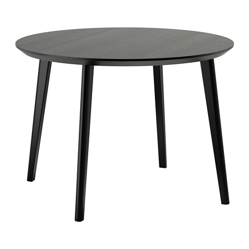 LISABO - table, black/ash veneer, 105 cm | IKEA Taiwan Online - PE695205_S4