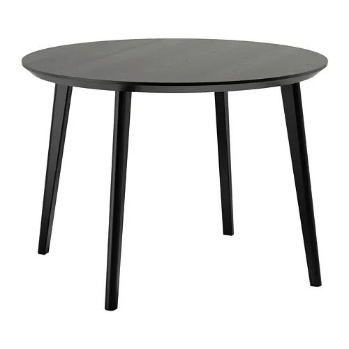 LISABO - 桌子, 黑色/實木貼皮 梣木, 105 公分 | IKEA 線上購物 - PE695205_S4