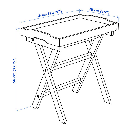 MARYD - 托盤桌, 灰色 | IKEA 線上購物 - PE738437_S4