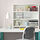 PÅHL - 書桌/工作桌附層架, 白色/土耳其藍 | IKEA 線上購物 - PE836639_S1