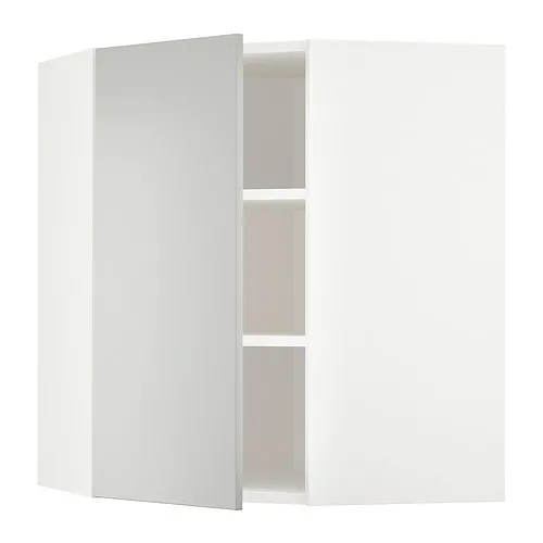 METOD - 轉角壁櫃附層板, 白色/Havstorp 淺灰色, 68x37x80 公分 | IKEA 線上購物 - PE916181_S4