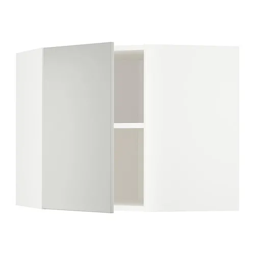 METOD - 轉角壁櫃附層板, 白色/Havstorp 淺灰色, 68x37x60 公分 | IKEA 線上購物 - PE916205_S4
