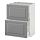 METOD - 附2抽底櫃, 白色 Maximera/Bodbyn 灰色 | IKEA 線上購物 - PE521335_S1