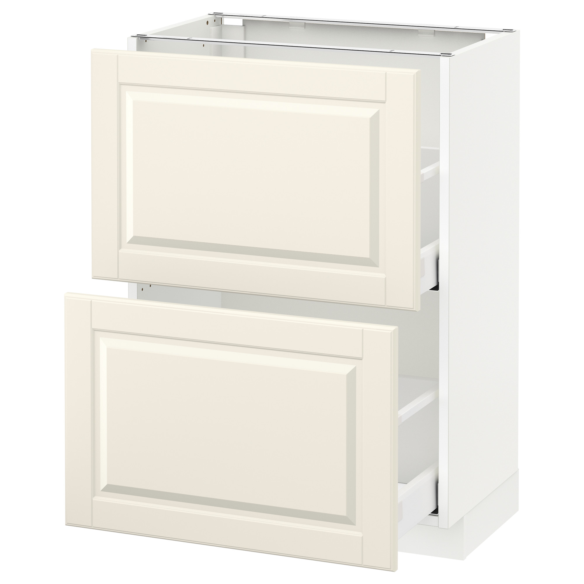 METOD base cabinet with 2 drawers