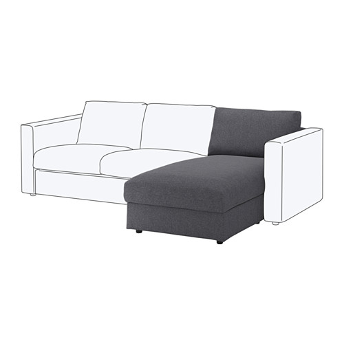 VIMLE - 躺椅布套, Gunnared 灰色 | IKEA 線上購物 - PE647635_S4