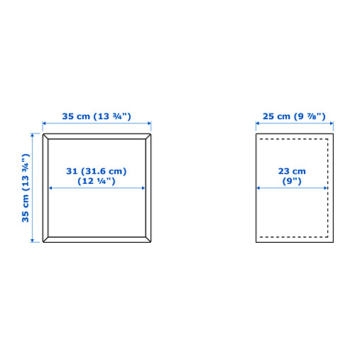 EKET wall-mounted storage combination