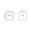 EKET wall-mounted cabinet combination