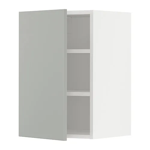 METOD - 壁櫃附層板, 白色/Havstorp 淺灰色, 40x37x60 公分 | IKEA 線上購物 - PE916243_S4