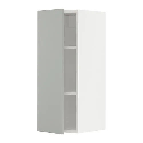 METOD - 壁櫃附層板, 白色/Havstorp 淺灰色, 30x37x80 公分 | IKEA 線上購物 - PE916131_S4