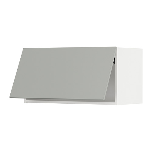 METOD - wall cabinet horizontal, white/Havstorp light grey, 80x37x40 cm | IKEA Taiwan Online - PE916050_S4