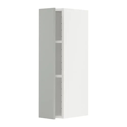 METOD - 壁櫃附層板, 白色/Havstorp 淺灰色, 20x37x80 公分 | IKEA 線上購物 - PE916159_S4