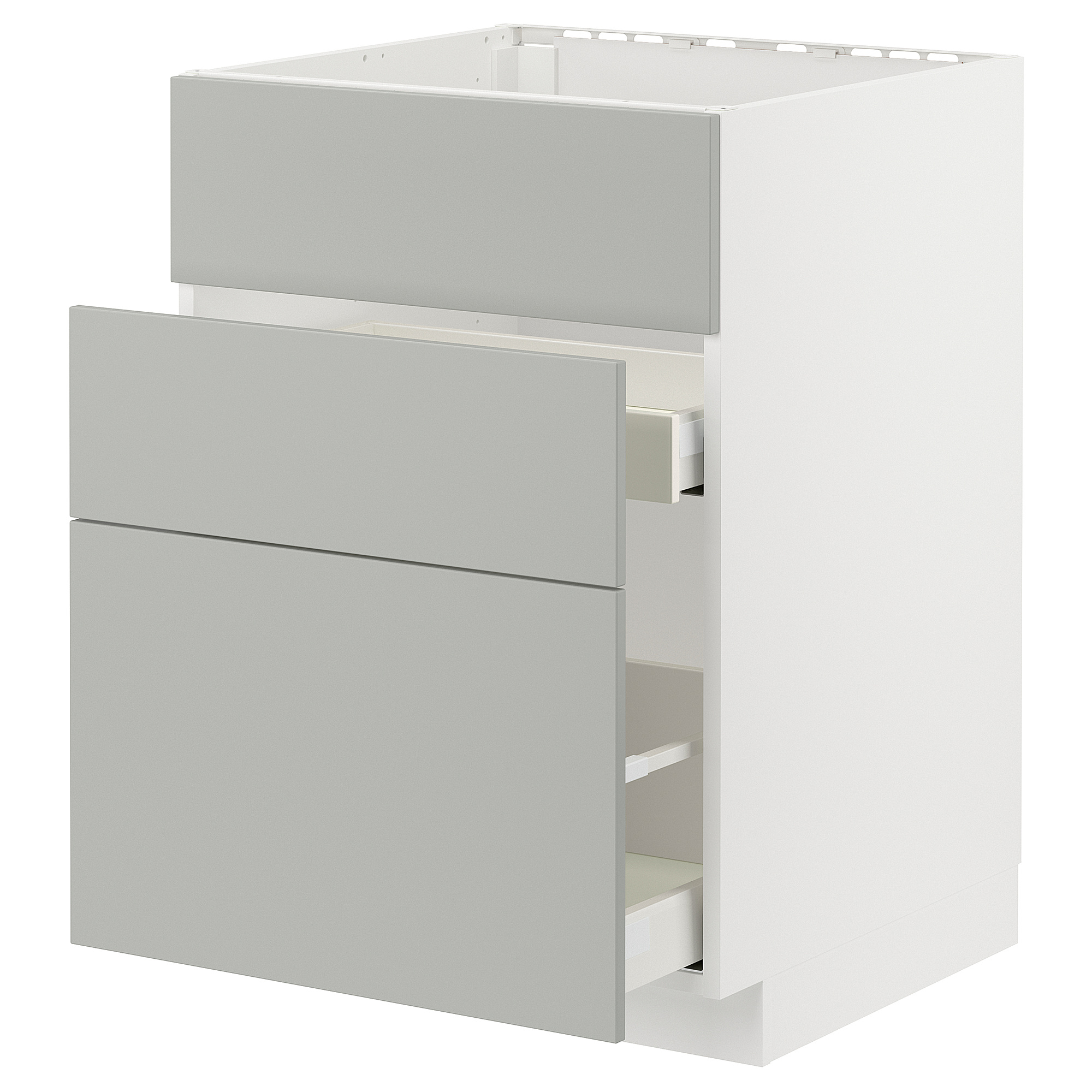 METOD/MAXIMERA base cab f sink+3 fronts/2 drawers