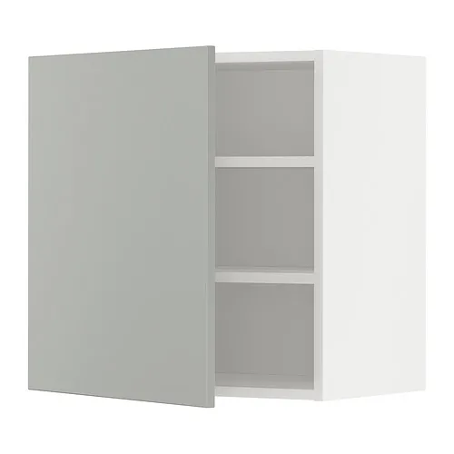 METOD - 壁櫃附層板, 白色/Havstorp 淺灰色, 60x37x60 公分 | IKEA 線上購物 - PE916090_S4