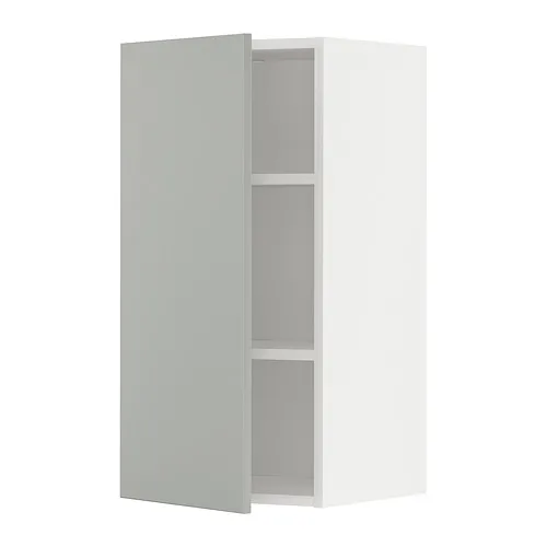 METOD - 壁櫃附層板, 白色/Havstorp 淺灰色, 40x37x80 公分 | IKEA 線上購物 - PE916231_S4