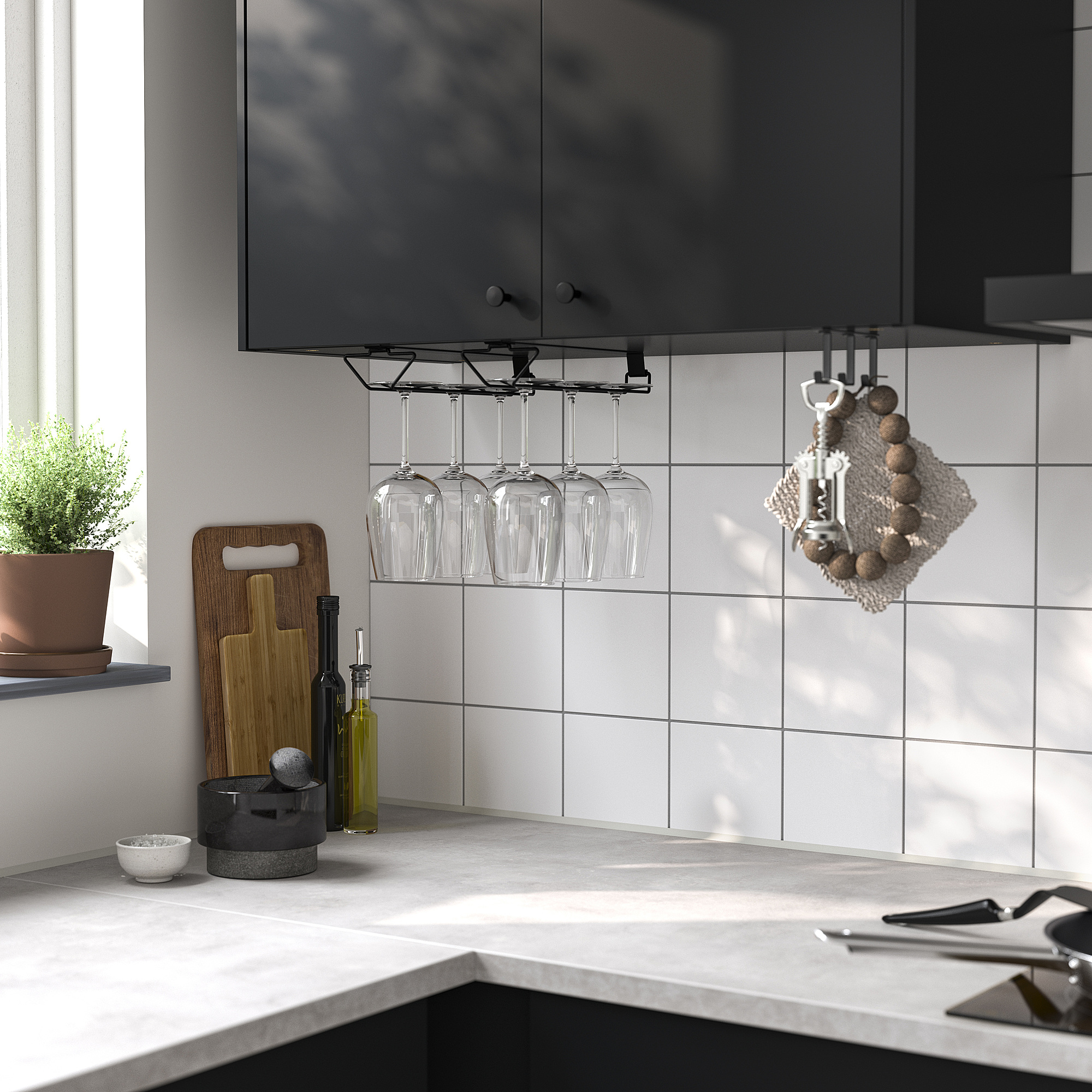 PÅLYCKE clip-on multi-purpose rack