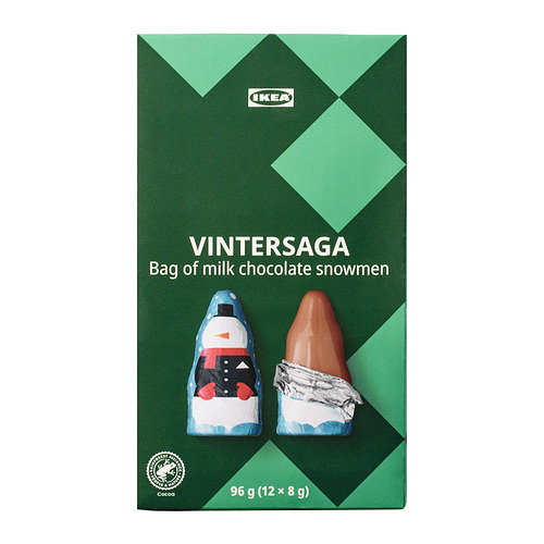 VINTERSAGA 雪人造型巧克力