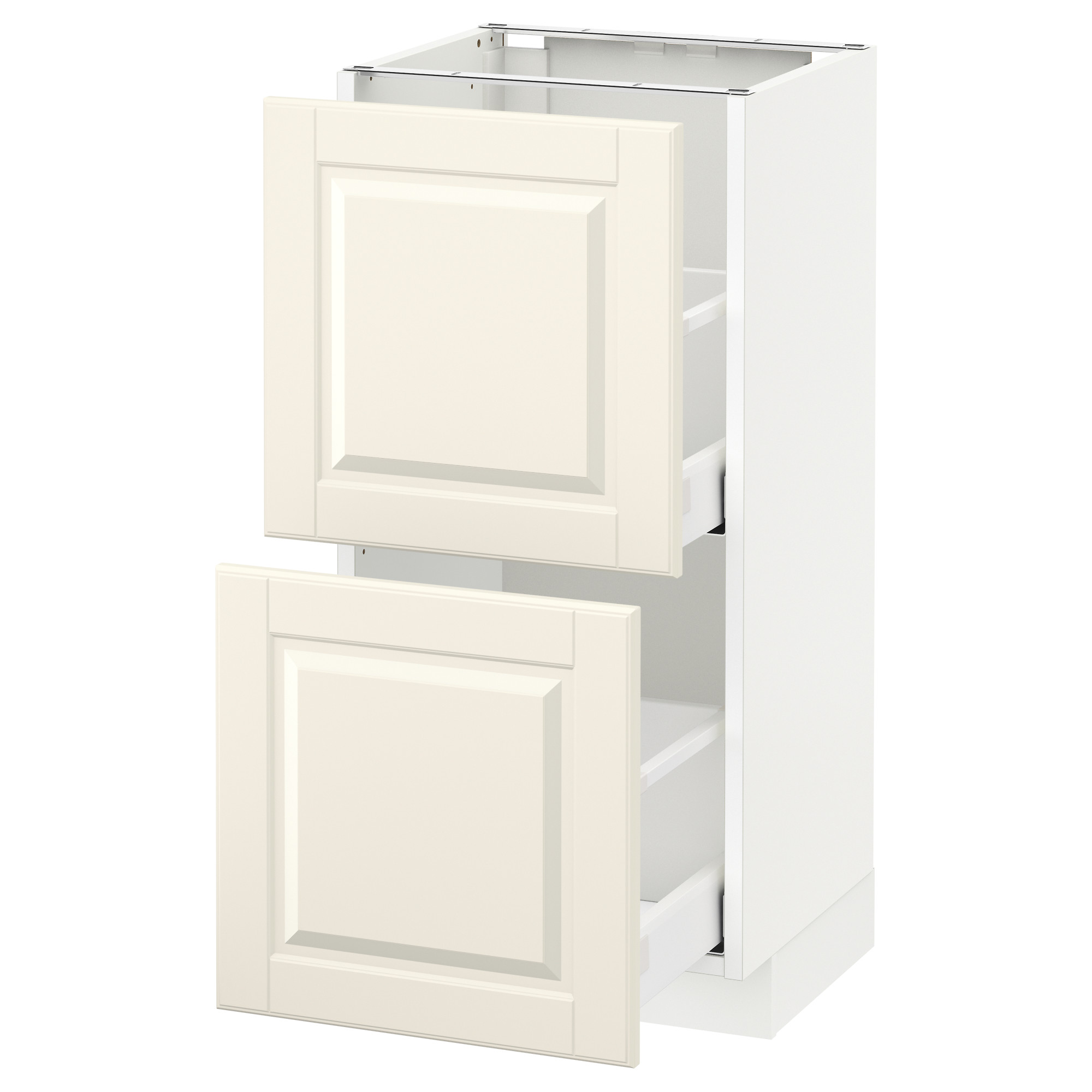 METOD base cabinet with 2 drawers