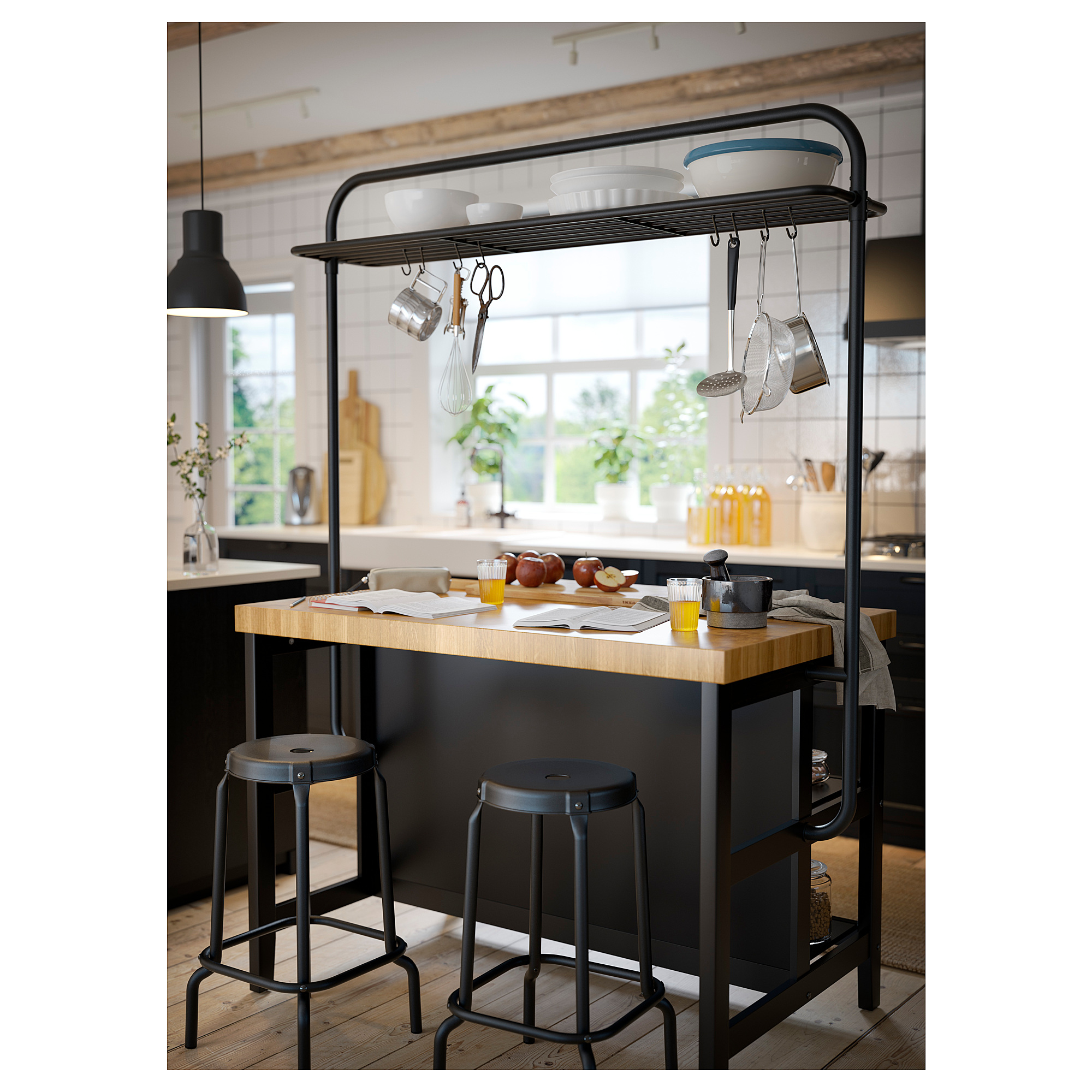 VADHOLMA rack for kitchen island