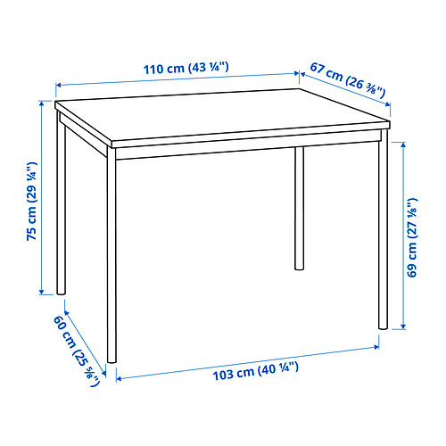 SANDSBERG/ADDE table and 4 chairs