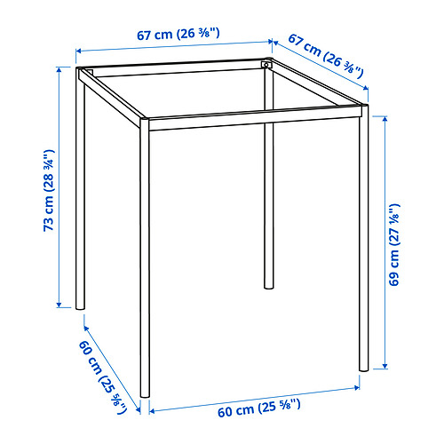 SANDSBERG - 桌面底框, 黑色 | IKEA 線上購物 - PE836697_S4