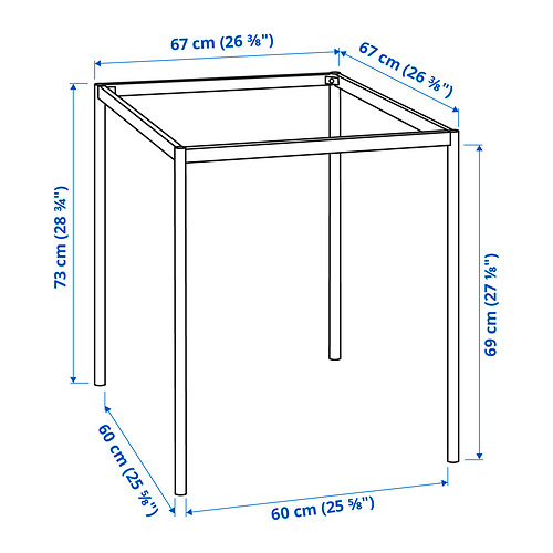 SANDSBERG underframe for table top