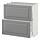 METOD - 附2抽底櫃, 白色 Maximera/Bodbyn 灰色 | IKEA 線上購物 - PE521567_S1