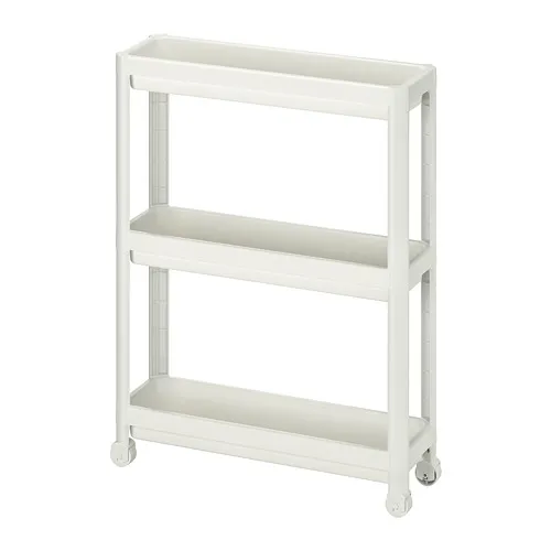 VESKEN - 推車, 白色, 54x18x71 公分 | IKEA 線上購物 - PE777548_S4