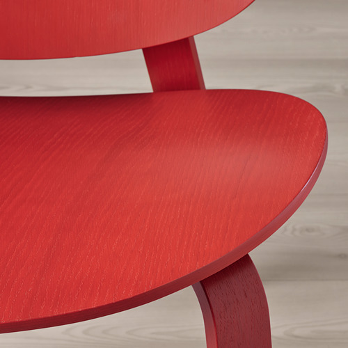 FRÖSET - 休閒椅, 紅色 實木貼皮, 橡木 | IKEA 線上購物 - PE777563_S4