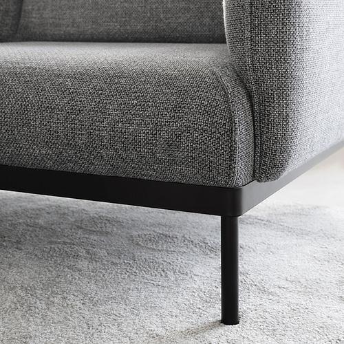 ÄPPLARYD - 三人座沙發, Lejde 灰色/黑色 | IKEA 線上購物 - PE836733_S4