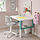 PÅHL - 書桌/工作桌, 白色/土耳其藍 | IKEA 線上購物 - PE836752_S1