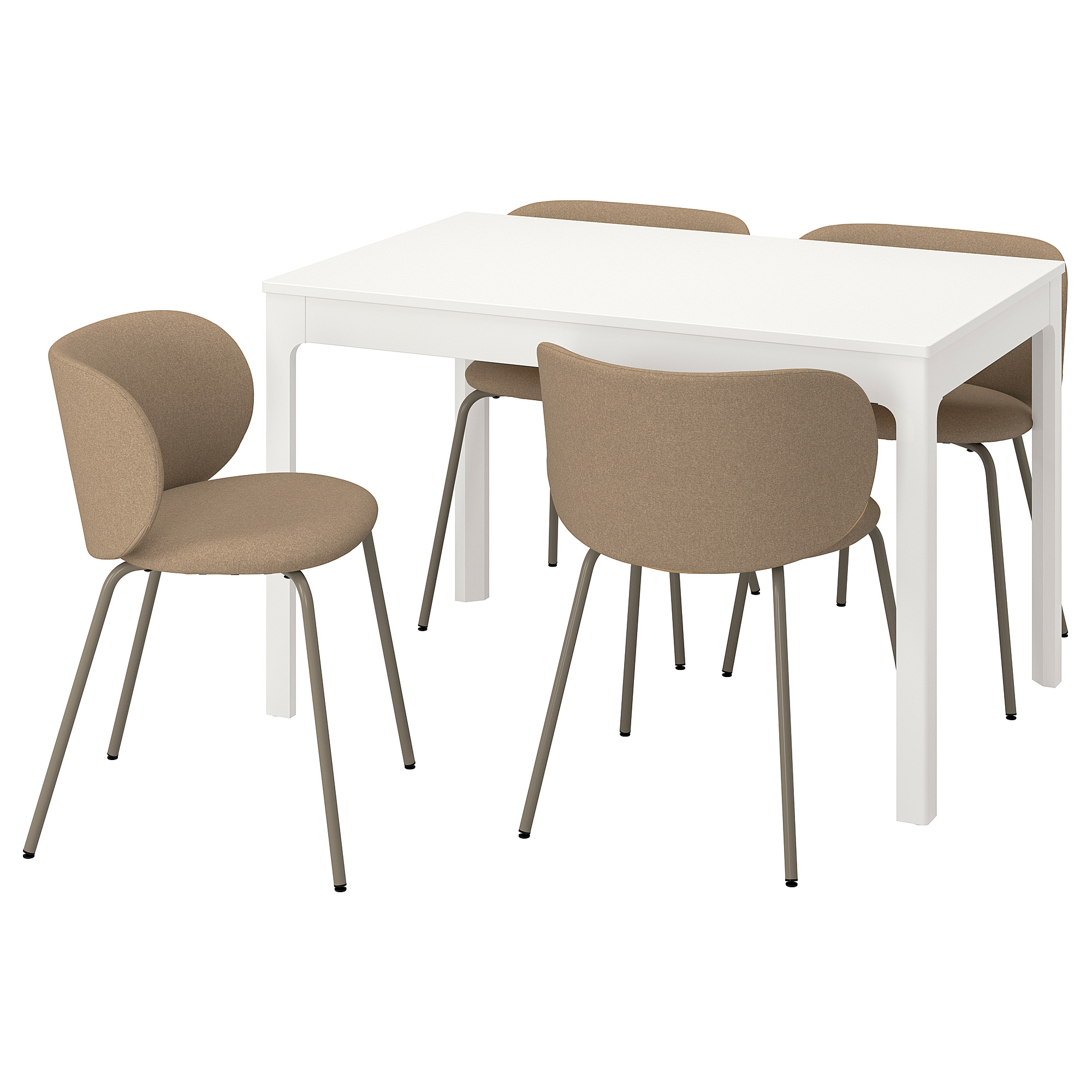 EKEDALEN/KRYLBO table and 4 chairs