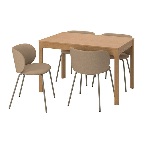 EKEDALEN/KRYLBO 餐桌附4張餐椅