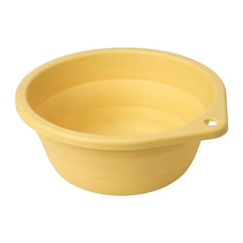 PEPPRIG - 臉盆, 折疊式/黃色, 27 公分 | IKEA 線上購物 - PE916403_S4