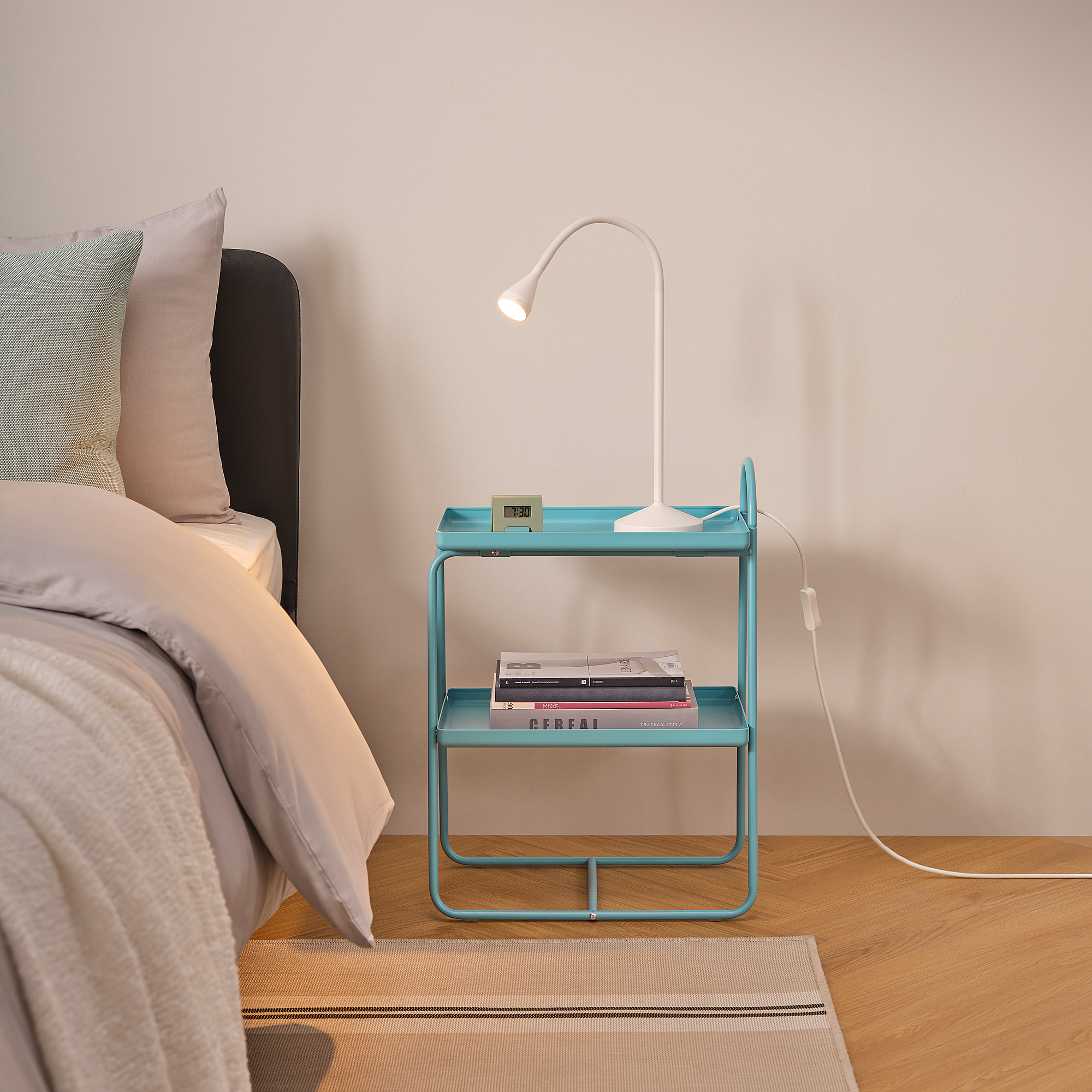 HATTÅSEN bedside table/shelf unit