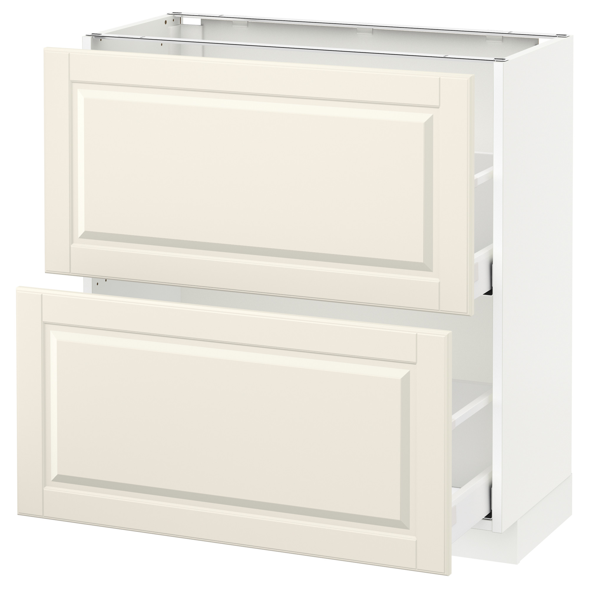 METOD base cabinet with 2 drawers