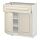 METOD/MAXIMERA - base cabinet with drawer/2 doors, white/Bodbyn off-white | IKEA Taiwan Online - PE521700_S1