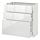 METOD - base cabinet with 3 drawers, white Maximera/Ringhult white | IKEA Taiwan Online - PE521751_S1