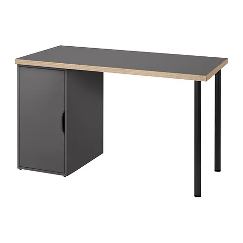 LAGKAPTEN/ALEX - 書桌/工作桌, 灰色/木紋 黑色, 120x60 公分 | IKEA 線上購物 - PE982733_S4
