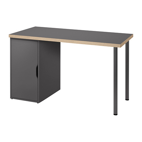 LAGKAPTEN/ALEX - 書桌/工作桌, 灰色/木紋, 120x60 公分 | IKEA 線上購物 - PE982734_S4