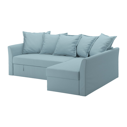 HOLMSUND - corner sofa-bed, Orrsta light blue | IKEA Taiwan Online - PE648004_S4