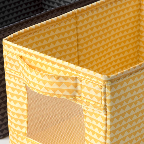 UPPRYMD - box, black yellow/turquoise | IKEA Taiwan Online - PE777651_S4